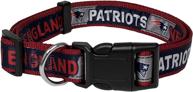 NFL PET Collar New England Patriots Dog Collar, Small Football Team Collar - Image 2
