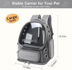 Cat Backpack Carrier, Breathable Cat Bubble Backpack Large Space Cat Carrier - Image 5