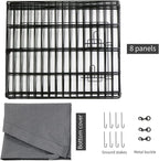 PETIME Foldable Metal Dog Exercise Pen/Pet Puppy Playpen Kennels Yard Fence - Image 5
