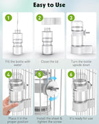 Pawfly Bird Water Dispenser, Automatic Water Feeder, Plastic Cage Water - Image 4