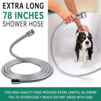 3 Mode Dog Shower Attachment, High Pressure Handheld Sprayer - Image 6