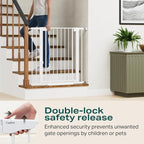 Cumbor 36" Extra Tall Baby Gate - Image 3