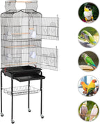 Yaheetech 64-inch Play Open Top Medium Small Bird Cage - Image 9