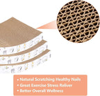 PatiencET Cardboard Cat Scratcher Pads, Catnip Included, - Image 5