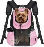WOYYHO Pet Dog Carrier Backpack Small Dog Front Backpack Ventilated Mesh Dog by WOYYHO