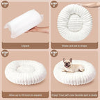 Self Warming Pet Bed, Donut Dog Bed - Image 6