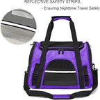 Dog Cat Carrier Soft for Small Pet Up to 16 Lbs TSA Airline Approved Travel - Image 5