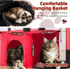 Taoqimiao MS043BR Cat Tree, 32.2-Inch Cat Tower - Image 4