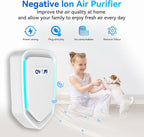 6Pack Air Ionizer Plug In, Filterless Home Negative Air Purifier, Quiet Air - Image 5