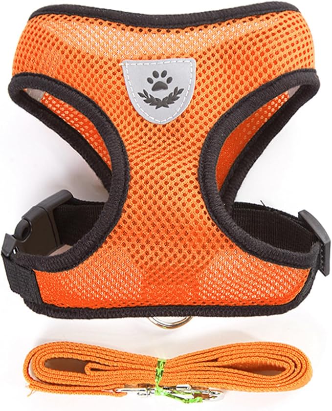 shudyear Summer cat Chest Harness and Leash, Anti-Escape Adjustable Soft mesh - Image 7
