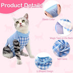 Cat Recovery Suit for Abdominal Wounds or Skin Diseases, Cat Onesie for Cats - Image 3