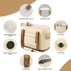 Dog Purse Carrier for Small Dogs, Soft Sided Pet Carrier - Image 4