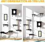 NUNU LAB Cat Wall Shelves, 10-in-1 Wall-Mounted Cat Furniture Set, Large Cat - Image 3