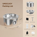 Cat Water Fountain Stainless Steel: Water Dispenser - Image 9