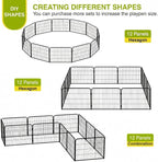 BestPet Dog Playpen 24 Inch 12 Panels Heavy Duty Metal Pet Exercise Pen Without - Image 4