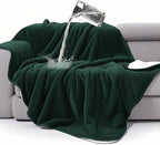 gogobunny Waterproof Bed Blanket, Reversible Sherpa Fleece Throw Blanket by gogobunny