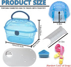 Portable Hamster Cage Syrian Hamster Carry Travel Cage - Image 2