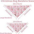 Christmas Dog Bandana–Adorable Happy Snowman Triangle Scarf - Image 6