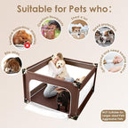 EHEYCIGA 42x42x26 Inches Puppy Playpen Without Top Cover - Image 5