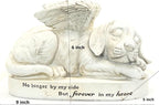 Bellaa Dog Statues 10 Inch Angel Wings Labrador Golden Retriever Puppy Pet - Image 4