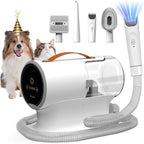 AIRROBO Dog Grooming Vacuum Kit, 12000Pa Strong Pet Vacuum by AIRROBO
