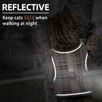 PUPTECK Soft Mesh Cat Vest Harness and Leash Set Puppy Padded Pet Harnesses - Image 5