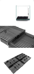 XMHF Aquarium Fish Tank Bottom Under Gravel Filter Board Plate Plastic 12-Pcs - Image 3