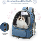 Cat Backpack Carrier for Cats and Small Dogs, Breathable Cat Bubble Backpack - Image 2