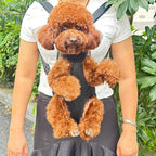 Pet Dog Carrier Backpack, Portable Breathable Mesh Chest Carrier, Polyester - Image 7