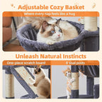 Taoqimiao Cat Tree 71-Inch, Cat Tower - Image 6