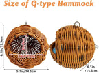 BNOSDM Rattan Bird Nest Parrot Nesting House Parakeet Nesting Soft Lovebird - Image 8