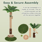 Cat Scratching Post 35'' Tall Cat Scratcher Tree Tower Scratching Posts - Image 7