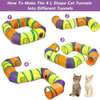 Retro Shaw 25Pcs Cat Toys with Kitten Tunnels, Interactive Kitty Toys - Image 5