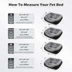 INVENHO Dog Bed Medium Size, Orthopedic Warming Soft Calming Sleeping Durable - Image 5