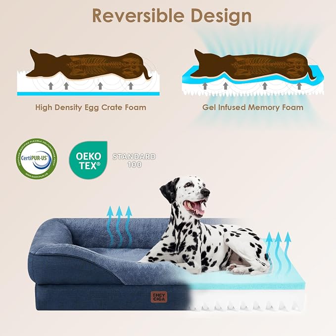 EHEYCIGA Orthopedic XXL Dog Bed - Image 2