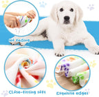 Eccliy 20 Pcs Puppy Blanket Pet Soft Fleece Dog Blankets Warm Felt Throw Sleep - Image 4