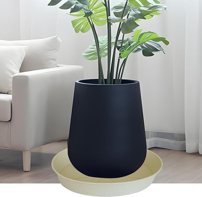 2 Pack of 20 21 inch Plant Saucer Round, Deep Plant Saucers - Image 2