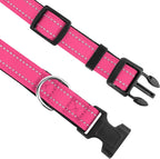 Reflective Dog Collar, Adjustable Soft Neoprene Padded Nylon Pet Collars - Image 3