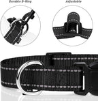 TagME Reflective Nylon Dog Collars, Adjustable Classic Pet Collar - Image 3