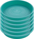 6 Pack of 8 inch Plant Saucer Blue, Plastic Plant Water Tray 8 inch Round - Image 8