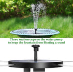AISITIN 2.5W Solar Bird Bath Fountain Pump, Solar Fountain - Image 7