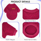 3 Pack Dog Sweaters for Small Dogs Girl Boy Winter Fleece Clothes Warm Soft Dog - Image 4