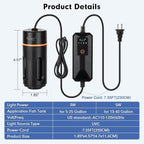 hygger Aquarium U-V Light with Timer, 360° Protective Shield Clean Light - Image 7
