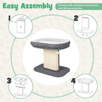 Tangkula Cat Tree for Indoor Cats, 2-Tier Cat Tower - Image 9