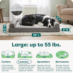 Furhaven Orthopedic Dog Bed for Large/Medium Dogs w/ Removable Bolsters & - Image 3