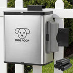Dog Poop Trash Can Outside, 2.1 Gallon Dog Waste Container by Unknown
