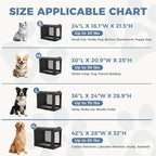 DUMOS Dog Crate 36 Inch Travel Cat Pet Carrier - Image 5
