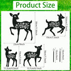 Deer Metal Garden Stakes Yard Decor, Lawn Ornaments - Image 2