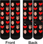 D-Story Custom Face Socks, Personalized Photo Picture on Socks, Unisex Athletic - Image 4