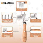 We Love Doodles Dog Dematting Brush & Rake, Detangler Brush - Image 2